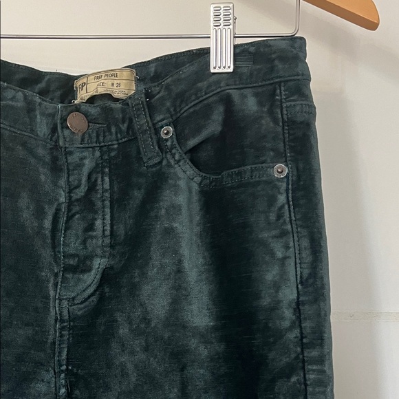 Free People Black Straight Leg Pants - Picture 4 of 7